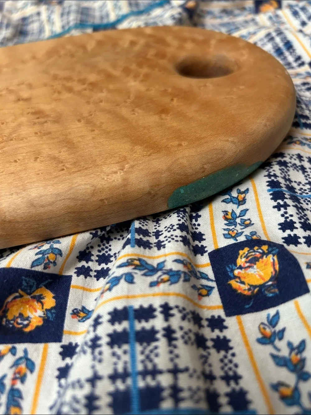 Birds eye Maple cutting Board with Inlay